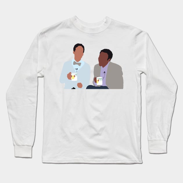 Troy and Abed Long Sleeve T-Shirt by FutureSpaceDesigns